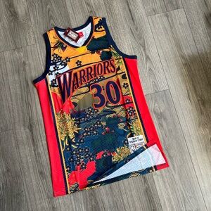 MENS STEPH CURRY GOLDEN STATE WARRIORS JERSEY M